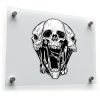 Triple Skull Sticker 1