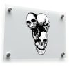 Triple Skull Sticker 1