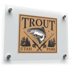 Trout Utah Park Sticker