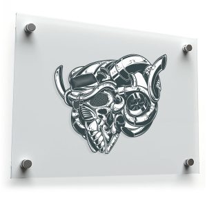 Turbo Skull Sticker