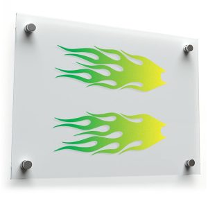 Twin Flame Gradient Sticker Set