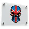 Union Jack Skull Vinyl Sticker 1