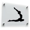 Ustrasana (Camel Pose) Yoga Silhouette Decal 1