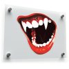 Vampire Fangs Vinyl Sticker 1