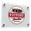Victory Gasoline Racing Vinyl Sticker 1