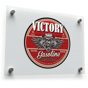 Victory Gasoline Sticker