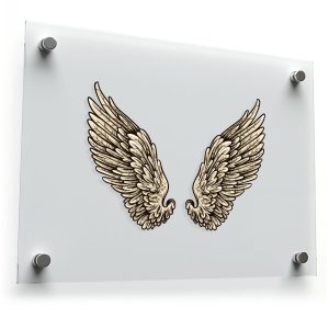 Vintage Angel Wings Wall Decal