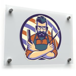 Vintage Barber Shop Sticker