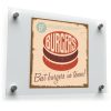 Vintage Burger Vinyl Sticker 1