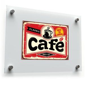 Vintage Cafe Sticker