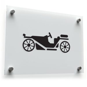 Vintage Car Silhouette Decal