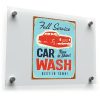 Vintage Car Wash Decal 1