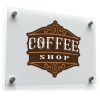 Vintage Coffee Shop Vinyl Sticker