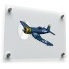 Vintage Fighter Plane Sticker 1