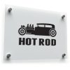 Vintage Hot Rod Car Wall Decal