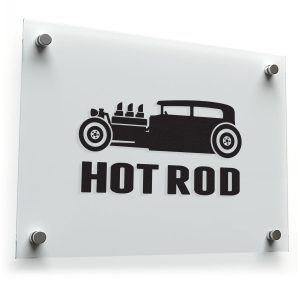 Vintage Hot Rod Car Wall Decal