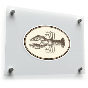 Vintage Lobster Sticker