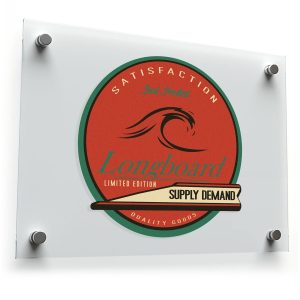 Vintage Longboard Sticker