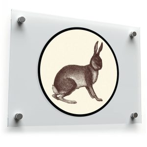 Vintage Rabbit Vinyl Sticker
