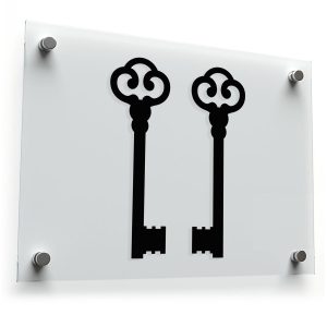 Vintage Skeleton Key Decals