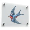 Vintage Swallow Bird Sticker 1