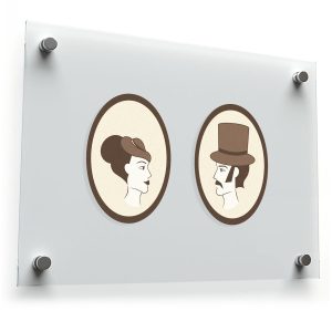 Vintage Victorian Silhouette Sticker Set