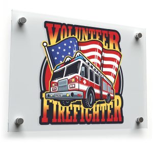 Volunteer Firefighter Sticker
