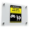 Warning ATV Sticker