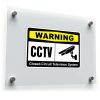 Warning CCTV Vinyl Decal