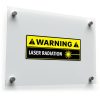 Warning Laser Radiation Sticker