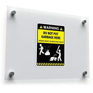 Warning Sign Decal