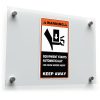 Warning Sign Safety Sticker – "Equipment Starts Automatically" Durable