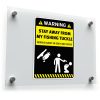 Funny Warning Stay Away Fishing Tackle Sticker 1