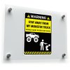 Funny Warning Sticker – Stay Away from My Monster Truck 1