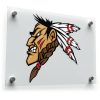 Warrior Head Vinyl Sticker