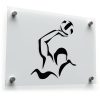 Water Polo Player Vinyl Sticker