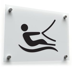 Water Skiing Vinyl Decal