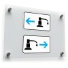 Water Station Directional Sticker – Left and Right Arrow