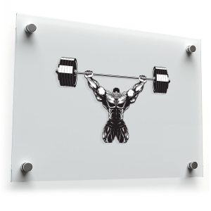 Weightlifting Champion Sticker