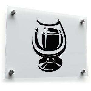 Whiskey Glass Vinyl Decal