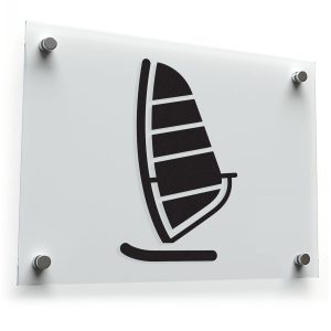 Windsurfing Sail Silhouette Sticker