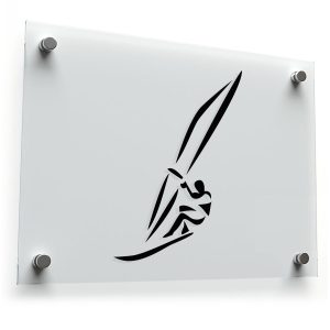 Windsurfing Silhouette Sticker