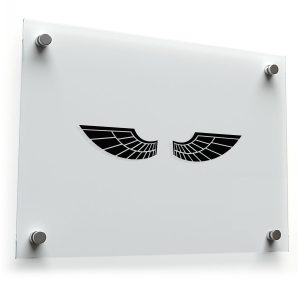 Wing Silhouette Vinyl Sticker