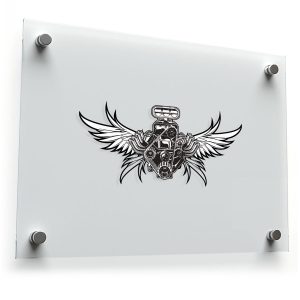 Winged Engine Sticker – Bold Automotive