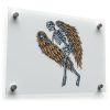 Winged Skeleton Gothic Sticker