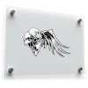 Winged Skull Cluster Sticker 1
