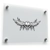 Winged Skull Decal 1