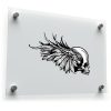 Winged Skull Sticker 1