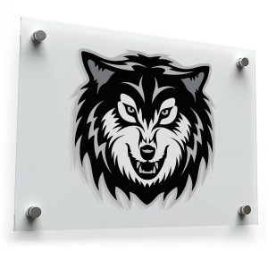 Wolf Head Sticker