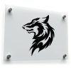 Wolf Head Tribal Decal